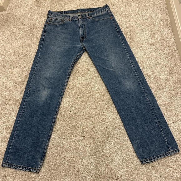 Levi's Other - Levi's 505 Regular Fit Jeans‎ – Classic Blue Denim 36x32